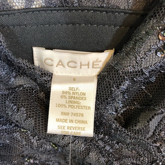 Cache beaded cocktail dress CL26 - Picture 5 of 7